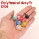 thumbnail image 4 of Juego de dados poliedricos DND, 7 piezas de dados acrílicos para juegos de rol de mesa, accesorios para juegos de mesa, negro brillante, 4 of 6