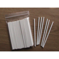 thumbnail image 1 of 76mm (3 Inch) Long White Paper Lollipop Sticks Cake Pops Craft Or Cookie Sticks, 100pcs, 1 of 5