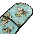 thumbnail image 2 of Dailycode Double Sided Oven Mitt with Loop Heat Resistant Kitchen Long Potholders 7" x 35" Cute Crocodile Surfing, 2 of 6