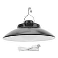 thumbnail image 2 of Lámpara LED portátil para tienda de campaña, luz blanca, 2 niveles, carga USB, impermeable, colgante, para acampar, con gancho para exteriores, 2 of 15