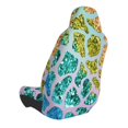 thumbnail image 2 of Fuzoiu Rainbow Glitter Print Elastic Car Seat Covers, Seat Cover Protector,Universal Fit Interior Covers for Most Cars,Washable Seat Cover Non Slip for SUV,Sedan,Van, 2 of 5