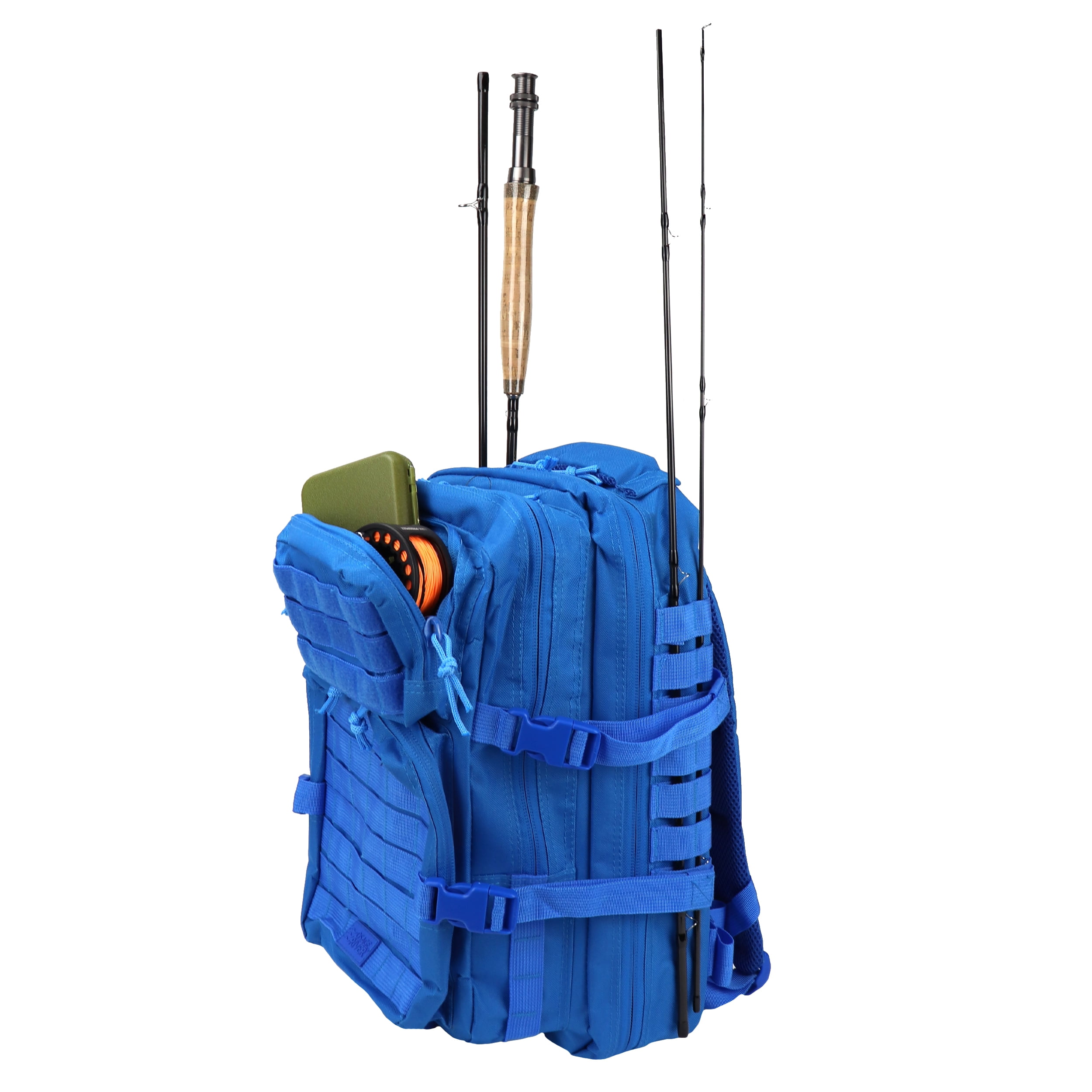 Osage River Fishing Backpack Tackle and Rod Storage - Orange