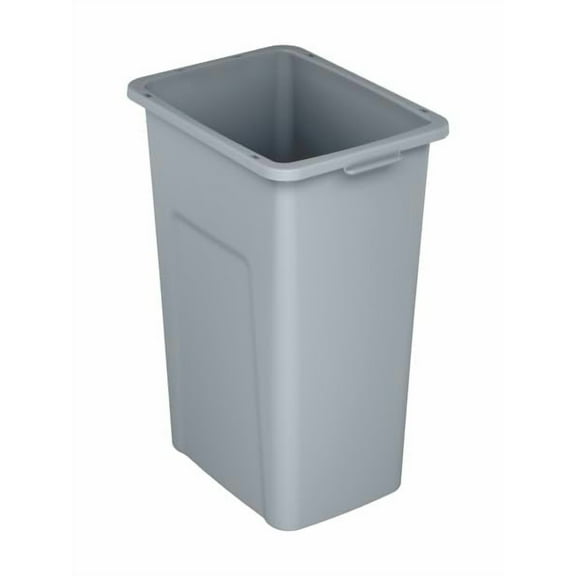 Sturdy Essentials Waste Wise 32 Gallon Grey HDPE Trash Can Compatible with all Waste Wise Lids and Signs - (32 Gallon, 12 Pack)