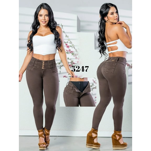 Colombian butt lifting jean with shapewear