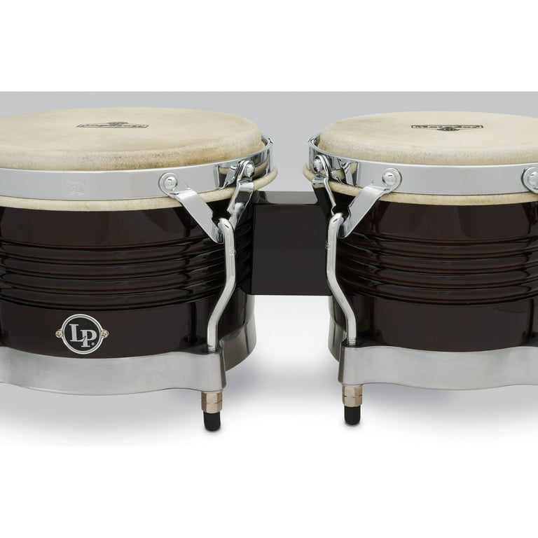 M201 Matador Wood Bongos / Dark Brown, … LP Matador M201 Bongos - Dark Brown/Chrome | Quality Sound