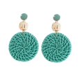 thumbnail image 5 of INS holiday net celebrity wind rattan earrings female spring and summer high-grade sense niche laffia woven earrings temperament ear accessories, 5 of 79