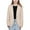 Beige1412, variant on Girls Solid Color Formal Lapel Suit Coat Button Down Long Seelve Blazers Suit Jacket For Kids Stylish Toddler Baby Wear 9-10Y