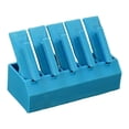 thumbnail image 1 of Juego de 5 piezas de lijado con caja de almacenamiento para de juntas. Diseño ergonómico y portátil. Incluye almohadilla de lijado de 75 mm x Azul, 1 of 10