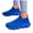 Blue, variant on Mens Womens Slip on Loafers Lightweight Walking Tennis Shoes Laceless Running Sneakers Mesh Jogging Casual Athletic Shoes White Size 9