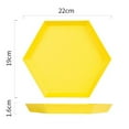 thumbnail image 2 of Polygonal Desktop Storage Tray Geometric Rhombus Metal Hexagonal Compote, 2 of 5