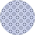 thumbnail image 1 of Ahgly Company Machine Washable Indoor Round Transitional Lavender Blue Area Rugs, 6' Round, 1 of 7