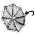 thumbnail image 5 of Bridal Lace Cotton Umbrella for Wedding Birthday Theme Parties Dancing Photography Prop For Girls Women, 5 of 7