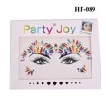 thumbnail image 1 of Pegatina de cejas de diamante 3D, maquillaje de Halloween, diamantes de imitación brillantes, joyería facial, tatuaje, autoadhesivo, bricolaje, belleza, música, decoración del Festival, 1 of 4