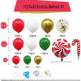thumbnail image 5 of Globo de Navidad, fiesta de dulces, conjunto de globos de película de aluminio, decoración para fiesta de Navidad, artículos de decoración, globo Rojo Verde RV011031-00516SDJ, 5 of 5