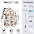 thumbnail image 6 of German Shepherd Dogs with Flowers Backpack for School,Cute School Bag,Schoolbag with Adjustable Shoulder Straps & Padded Back,13.4"x11"x4.7", 6 of 6