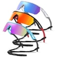 thumbnail image 1 of Gafas de Sol Vcarsian para Niños, Polarizadas, TR90, Ligeras, Estilo Béisbol, 1 of 6