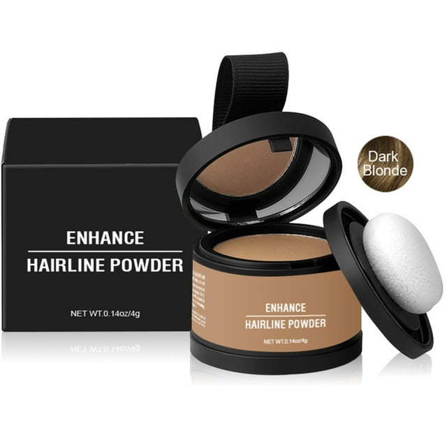 Poudre pour Racines de Cheveux, Poudre pour Racines de Cheveux, Dissimule Instantanément les Racines de Cheveux (Blond Clair), Filet de Soin Capillaire en Polyester