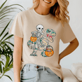 thumbnail image 3 of Skeleton Riding Mummy Dinosaur T Rex Shirt, Spooky Season Tee, Happy Halloween Shirt , Ghost Pumpkin Tshirt, Funny Holiday Gift,Horror Witchy, 3 of 5