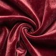thumbnail image 6 of Women's Elegant Velvet Henley Blouse V Neck Long Sleeve Loose Tunic Shirts Dress Tops Fall Winter Business Casual Party Outfits Wine, 6 of 6