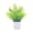 A, variant on moolBeko Potted Artificial Greenery Plant with White Square Pot Artificial Monstera Leaves Tabletop Centerpiece for Home Decor Office Lifelike Plastic Shrub for Indoor Decor 7.87in