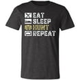 thumbnail image 2 of Eat Sleep Hunt Repeat Hunter T-Shirt, 2 of 3