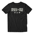 thumbnail image 2 of Marvel Spider-Man Brand New Day Men's Distressed Title Text Web T-Shirt (Black, S-XXXL), 2 of 4