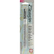 Sakura 47382 Blister Card Pentouch Calligrapher Marker Pen, Fine, Silver