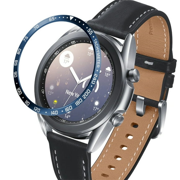TIMIFIS Metal Watch Ring Compatible pour Samsung Galaxy Watch3 41 mm, Protection contre les Rayures Style Boîtier Metal E Cadeau