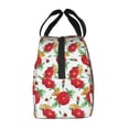 thumbnail image 2 of Lsque Rose Flowers Pattern Lunch Bag Women/Men Insulated Lunch Box,Small Leakproof Cooler Food Lunch Containers Reusable High Capacity Lunch Tote Bags, 2 of 6