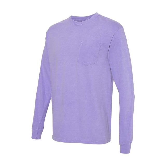 Comfort Colors T-Shirt à Manches Longues pour Adulte avec Poche