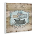 thumbnail image 3 of Stupell Industries Le Bain Vintage Style Bath Typography Painting Unframed Art Print Wall Art, 12 x 12, 3 of 7