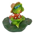 thumbnail image 4 of Estatua de Rana, Escultura de Rana Ecológica Resina Amigable Exquisita inofensiva para Niños para escritorio para dormitorio para estanque, 4 of 7