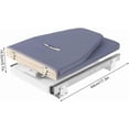 thumbnail image 4 of Retractable Ironing Board Closet Pull-Out Foldable Iron Board Closet Sliding Out with Ironing Cover Ironing Station in Cabinet Gray, 4 of 8