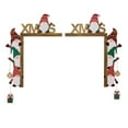 thumbnail image 3 of Christmas Door Frame Decoration Santa Front Door Corner Sign Decor Home Wooden Door Frame Ornament Party Table Decor Props Gift for Wall Window DIY Craft, 3 of 7
