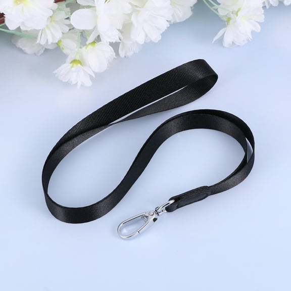 Omeite Nylon webbing lanyard (black) 3pcs