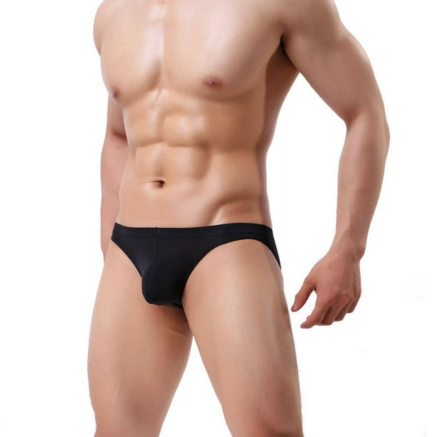 Venta al por mayor de ropa interior de seda de hielo, pantalones triangulares para hombres, fabricante de ropa interior para hombres transpirable y con levantamiento de cadera, alta transparencia