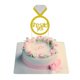thumbnail image 5 of 5 unids fiesta de compromiso de bodas Cake Toppers Ella dijo que sí anillo de diamante en forma de cupcake Glitter Toppers decoraciones para pasteles, 5 of 6