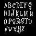 thumbnail image 2 of Girly Font Uppercase Alphabet Iron On Rhinestone Crystal T-Shirt Transfer by JCS Rhinestones, 2 of 4