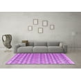 thumbnail image 3 of Ahgly Company Indoor Rectangle Abstract Purple Modern Area Rugs, 3' x 5', 3 of 4