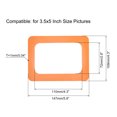 thumbnail image 2 of Magnetic Photo Frames 3.5x5 Display Holders for Refrigerator Pictures Orange 4 Pack, 2 of 5