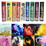 King of Sparklers Blue Smoke Bomb Halloween Party Gender Reveal Supplies Colorful Effect Confetti Smoker (Blue 1PC)