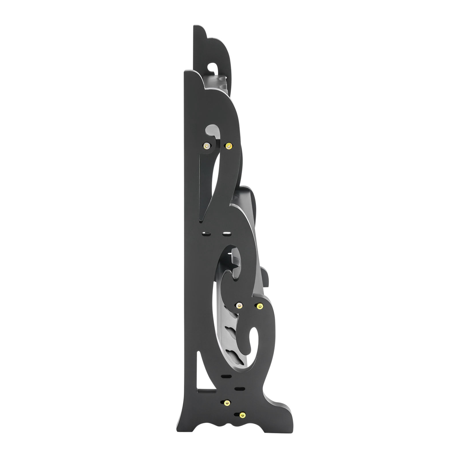 Black Katana Sword Stand,6 Holes Sword Display Floor Stand,Sturdy Sword Rack Floor Stand, Martial Arts Anime Shelves Sword Hangers