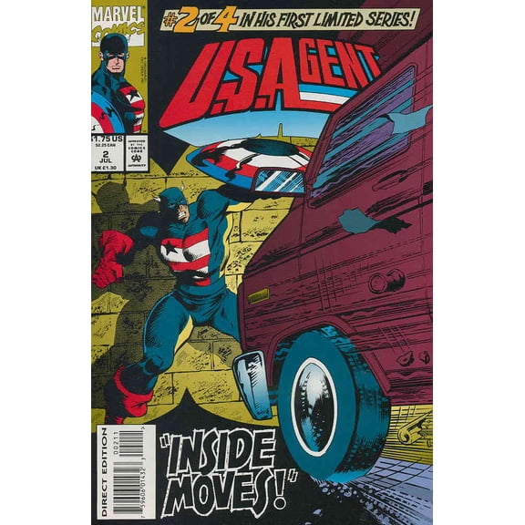 U.S.Agent #2 VF ; Marvel Comic Book