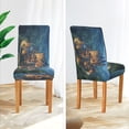 thumbnail image 5 of BZSMCE Chairs Slipcovers Dining Chair Covers Retro Castle Pattern Plainting Creative Pattern, 5 of 7