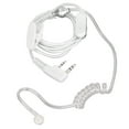thumbnail image 1 of Auriculares con tubo de sonido y micrófono, auriculares con tubo acústico, 2 auriculares con tubo acústico, auricular para walkie talkie, integración perfecta, 1 of 9