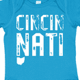 thumbnail image 4 of Inktastic Cincinnati, Ohio Distressed Font Boys or Girls Baby Bodysuit, 4 of 5