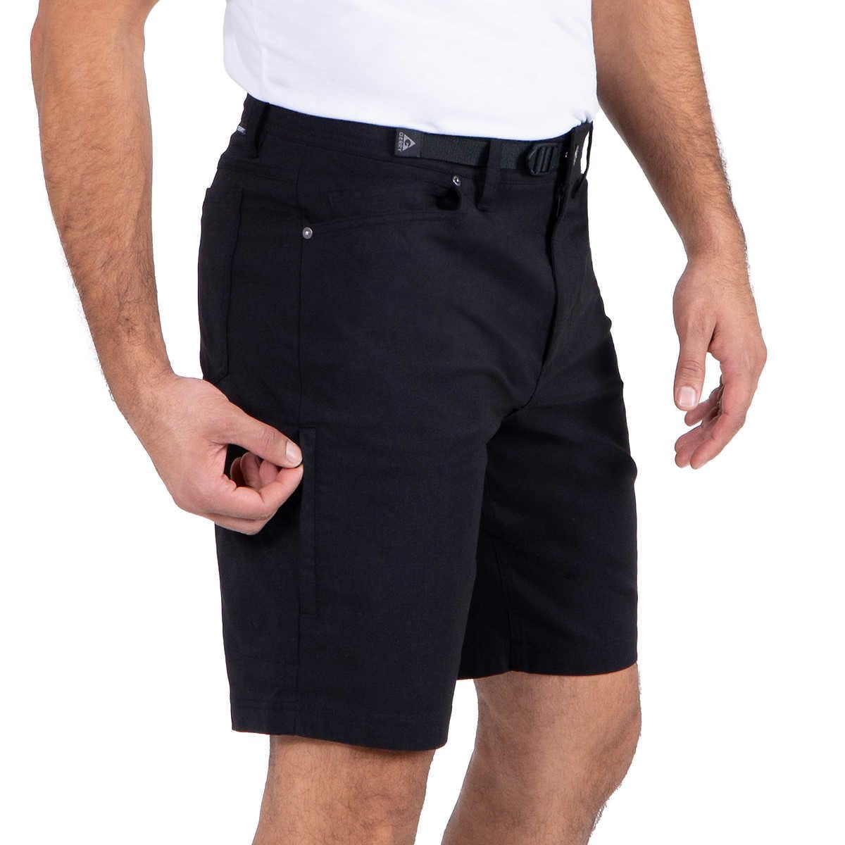 Gerry Men�s Venture Short Adjustable Built-in Belt (US, Numeric, 30, Regular, Regular, Black)