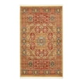 thumbnail image 2 of Unique Loom Palace Collection Area Rug - Monroe (3' 3" x 5' 3" Rectangle Red/Light Blue), 2 of 6