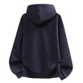 thumbnail image 3 of MHFRRA Sudadera Básica para Hombre, Sudadera Holgada con Capucha, Chaqueta para Hombre, Tops Marina de guerra, 3 of 4