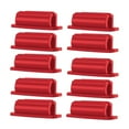 thumbnail image 2 of 10x Portalápices de silicona Cola Clip de lápiz confiable para portapapeles Oficina rojo titular de la pluma, 2 of 8